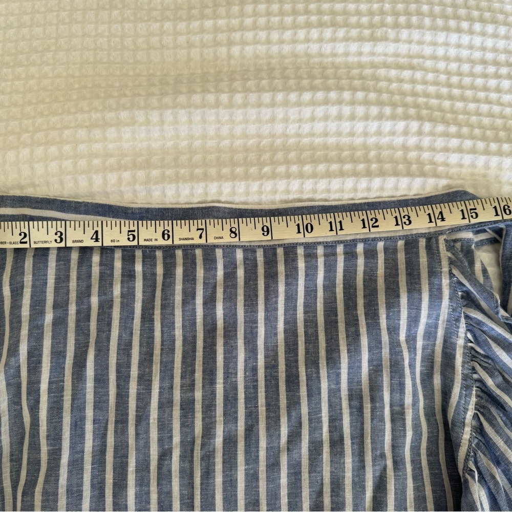 Striped Blue Skirt - Chaps Ralph Lauren - Picture 5 of 6
